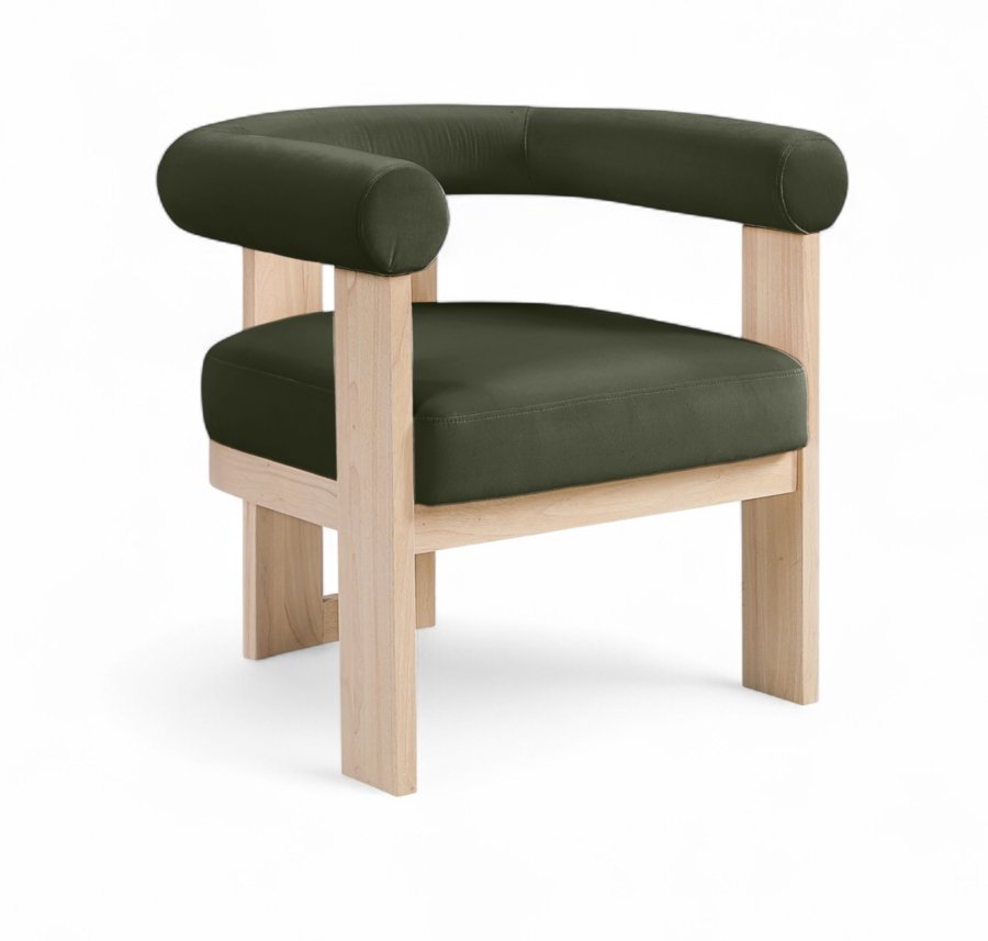 Arienzo Velvet Performance Fabric Upholstered Chair