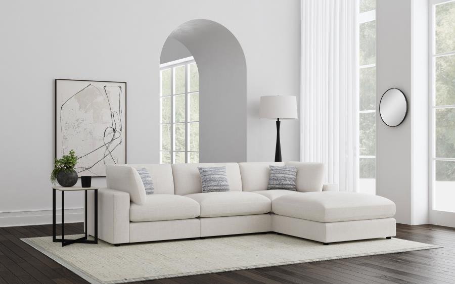 551321-SETB_01x900.jpg SERENE 4-PIECE UPHOLSTERED MODULAR SECTIONAL SOFA BEIGE - Image 2