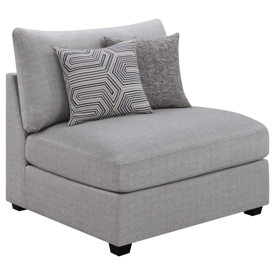 551511-S4B_06x900.jpg CAMBRIA 4-PIECE UPHOLSTERED MODULAR SECTIONAL SOFA GREY - Image 6