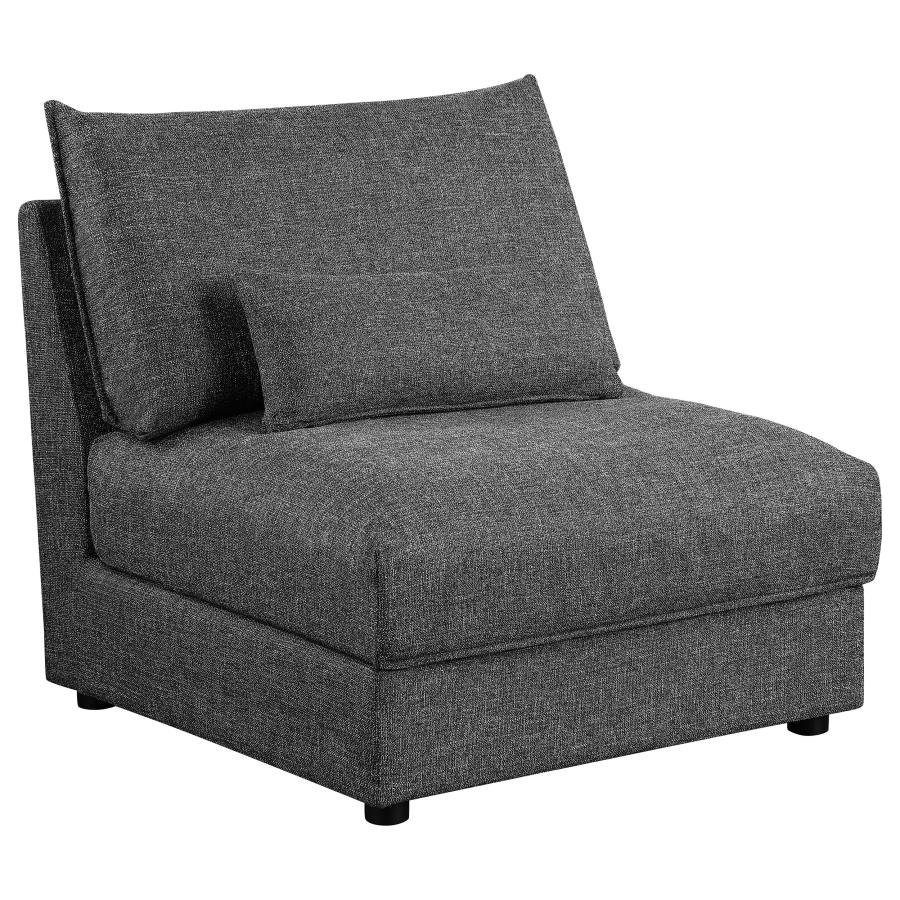 551681-SETA_12x900.jpg SASHA 5-PIECE UPHOLSTERED MODULAR SECTIONAL BARELY BLACK - Image 12