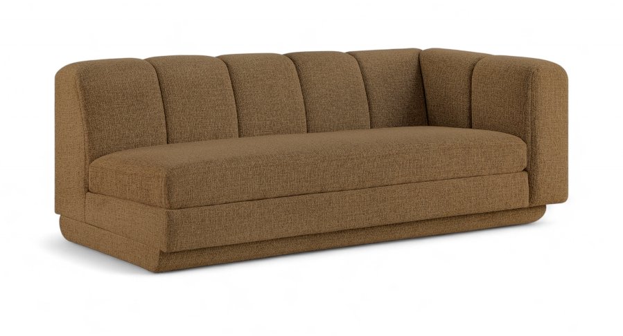 Modari 76.75″ Fabric Upholstered Sofa