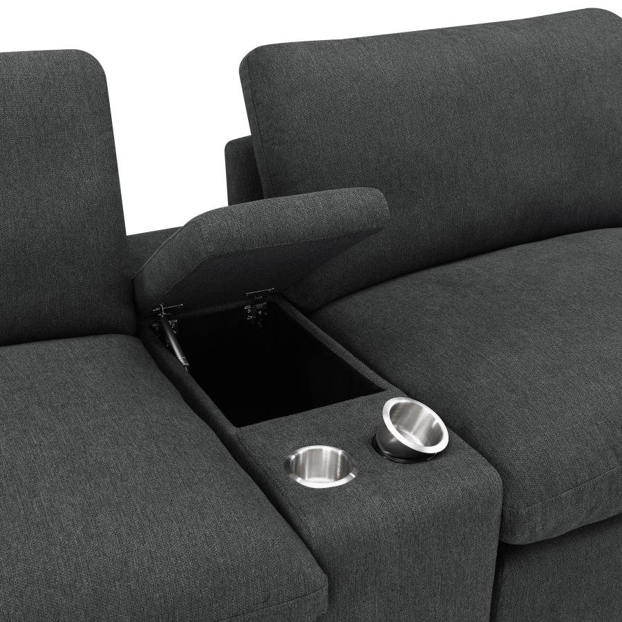 609530CON_11x900.jpg COLLINS UPHOLSTERED MODULAR STORAGE CONSOLE DARK GREY - Image 11