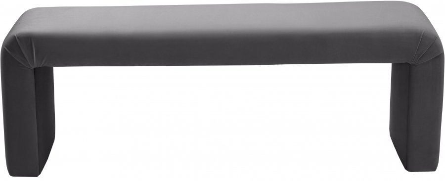8091-3.jpg Minimalist Velvet Upholstered Bench - Image 4