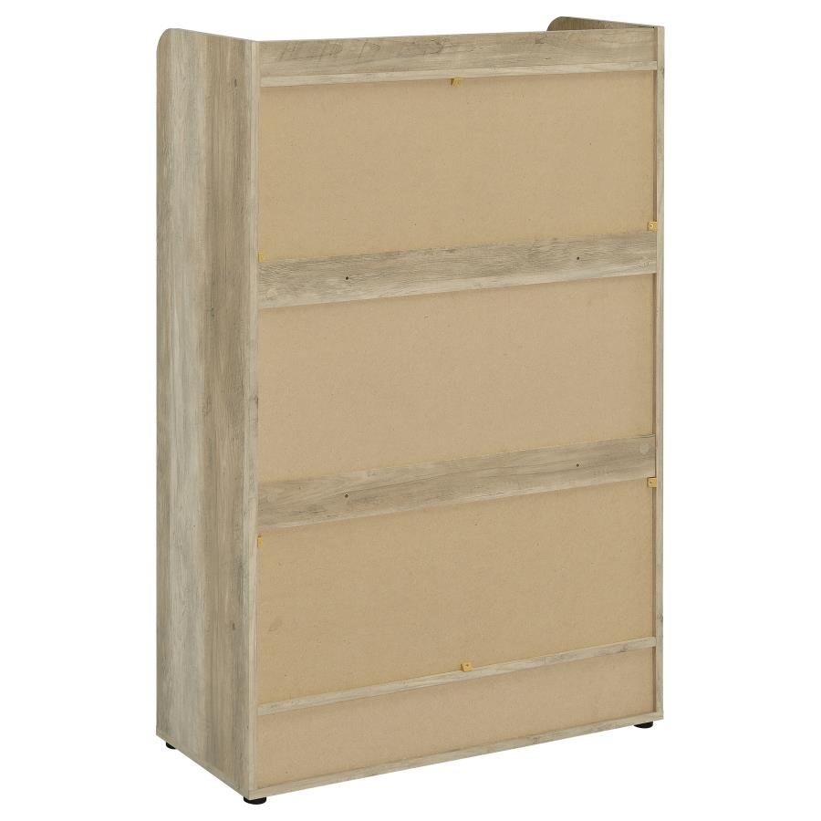 950403_08x900.jpg DENIA 3-TIER ENGINEERED WOOD SHOE CABINET WHITE - Image 8