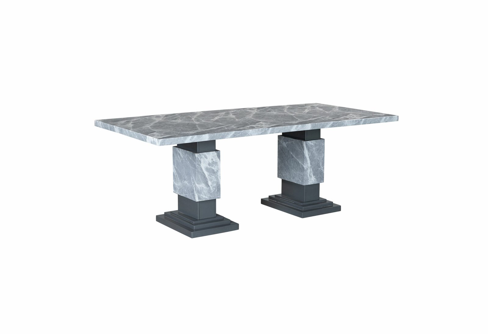 D1212DT-2.jpg D1212 GREY DINING TABLE - Image 2