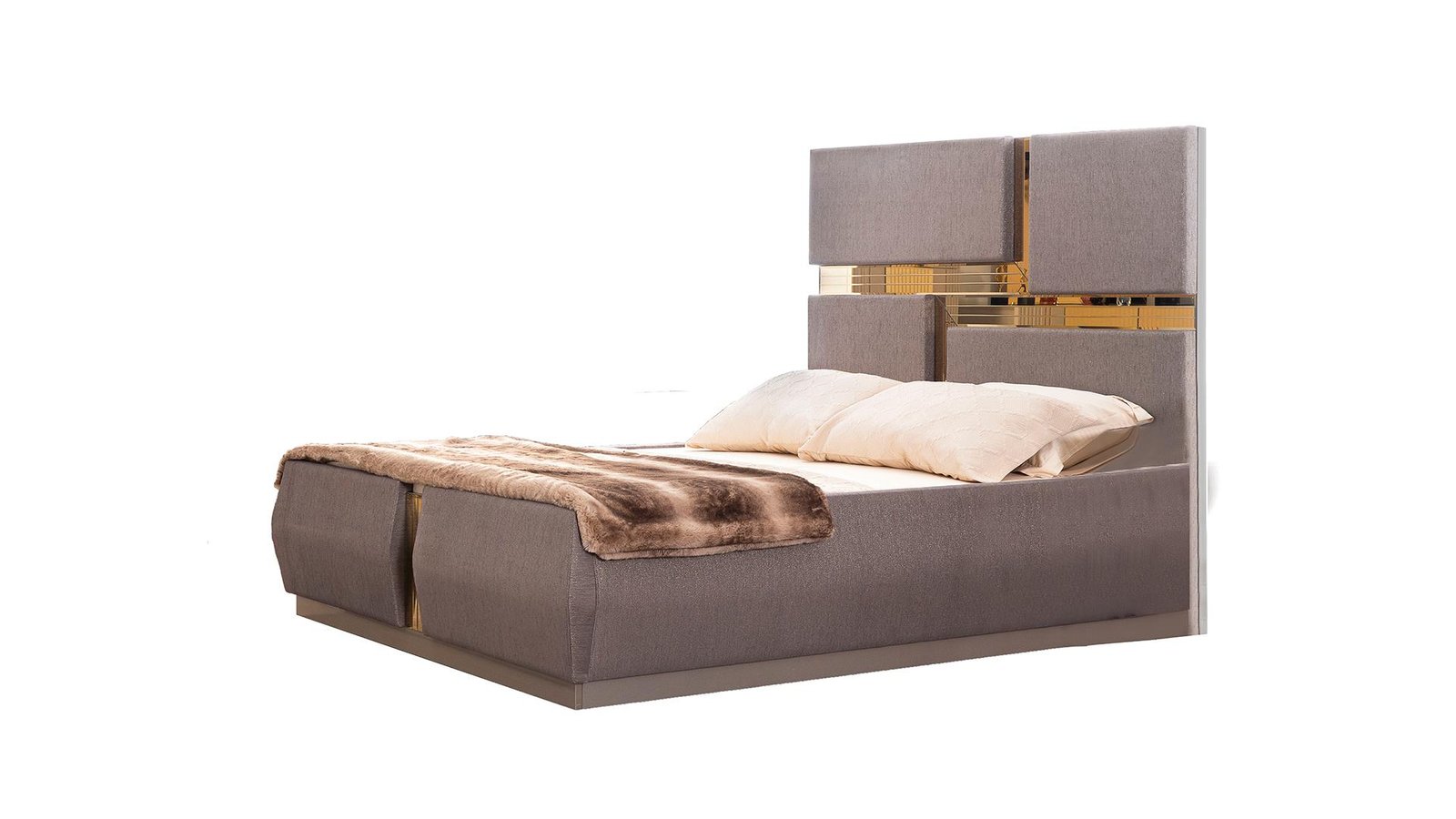 LORENZO_BED_94_1500_975.jpg LORENZO QUEEN BED RIVER SAND GRAY - Image 3