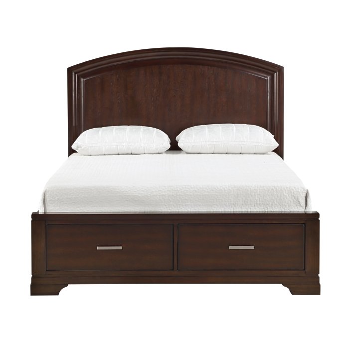 1520CHK-1CK* California King Platform Bed with Footboard Storage
