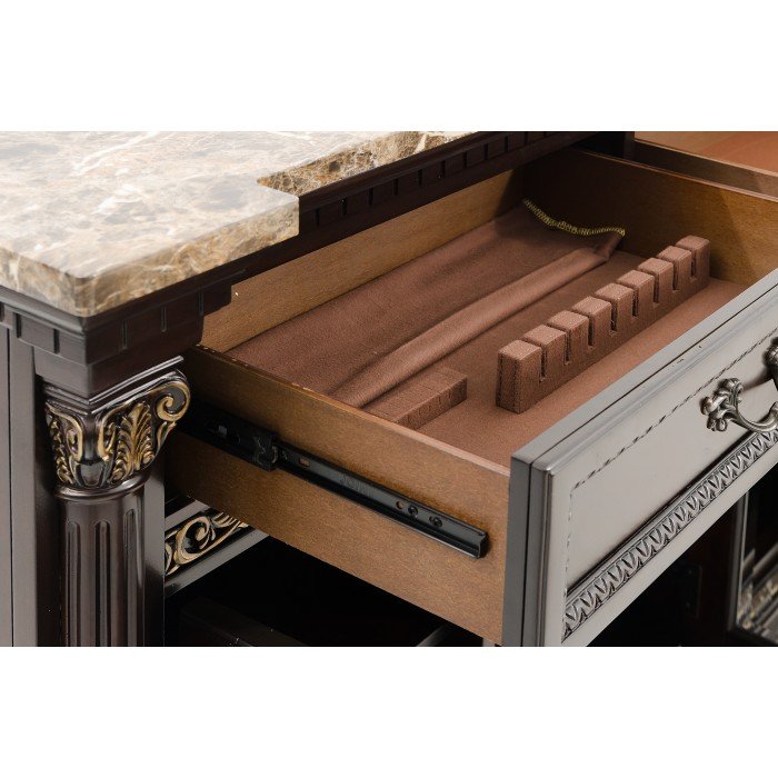 1808 40 server with faux marble top 1808 40 server with faux marble top