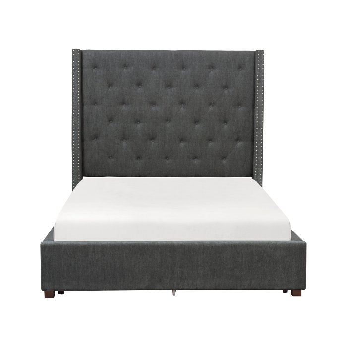 5877KGY-1EK* Eastern King Platform Bed