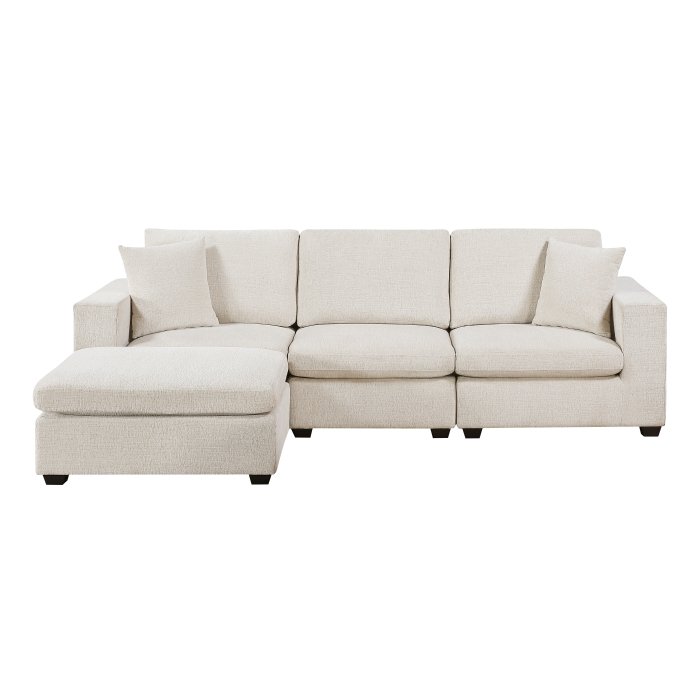8310nbe*4ac2c1aot 4 piece modular sectional with ottoman 8310nbe*4ac2c1aot 4 piece modular sectional with ottoman