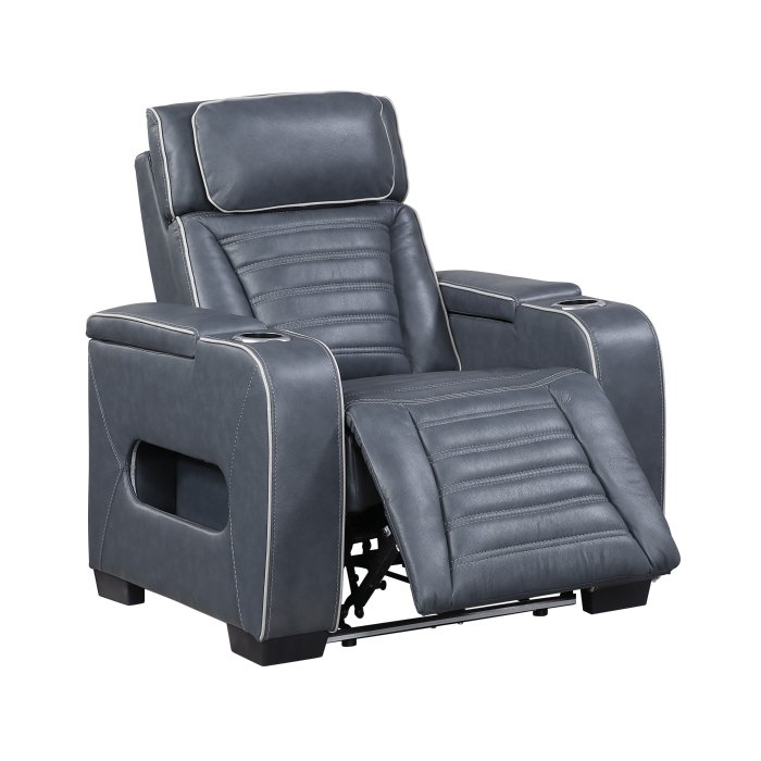 8344bue 1pwhm power reclining chair with power headrest, cup holder, storage arms(top and side), air massage, heat, led lighting and charging ports 8344bue 1pwhm power reclining chair with power headrest, cup holder, storage arms(top and side), air massage, heat, led lighting and charging ports