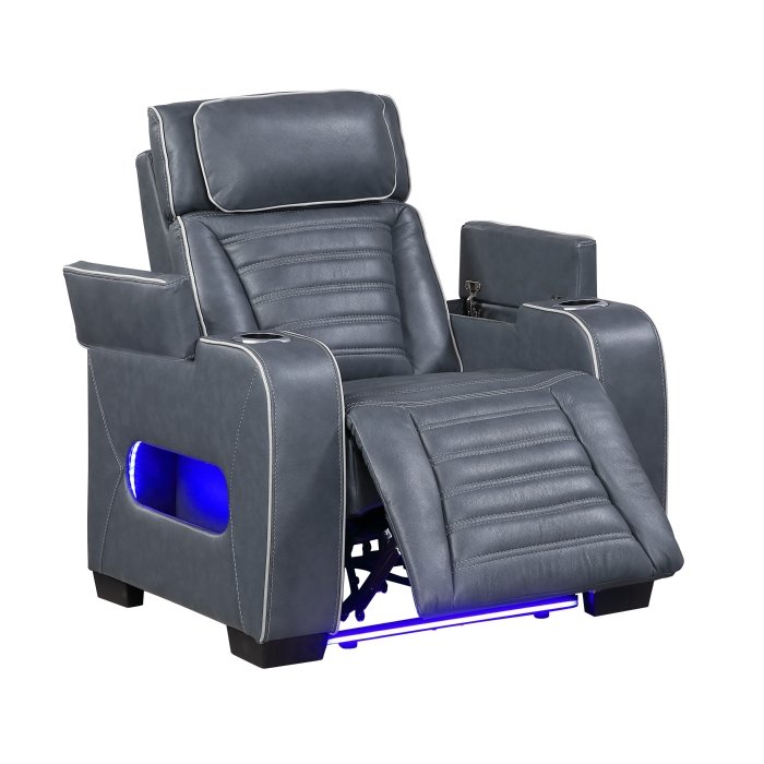 8344bue 1pwhm power reclining chair with power headrest, cup holder, storage arms(top and side), air massage, heat, led lighting and charging ports 8344bue 1pwhm power reclining chair with power headrest, cup holder, storage arms(top and side), air massage, heat, led lighting and charging ports