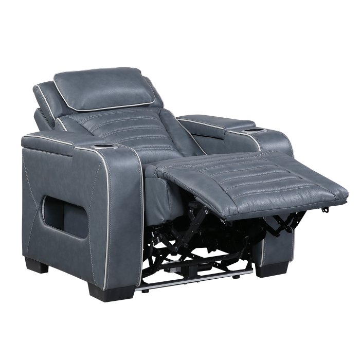 8344bue 1pwhm power reclining chair with power headrest, cup holder, storage arms(top and side), air massage, heat, led lighting and charging ports 8344bue 1pwhm power reclining chair with power headrest, cup holder, storage arms(top and side), air massage, heat, led lighting and charging ports