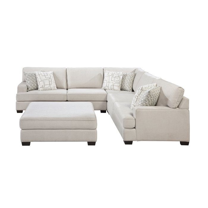 8435be*42l2r 4 piece sectional with ottoman 8435be*42l2r 4 piece sectional with ottoman