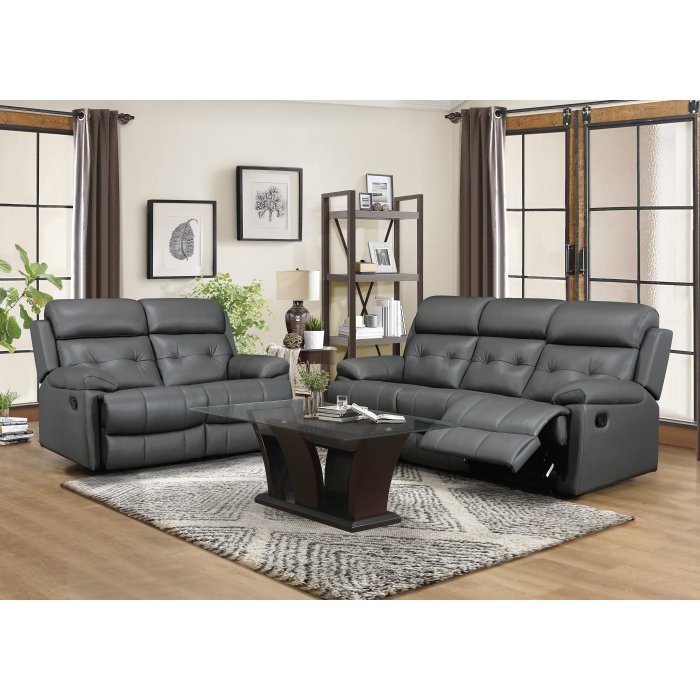 9529dgy 2 double reclining love seat 9529dgy 2 double reclining love seat