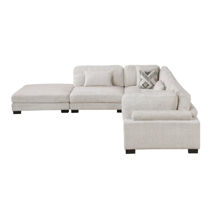 9555beg*52cr2acot 5 piece modular sectional with ottoman 9555beg*52cr2acot 5 piece modular sectional with ottoman