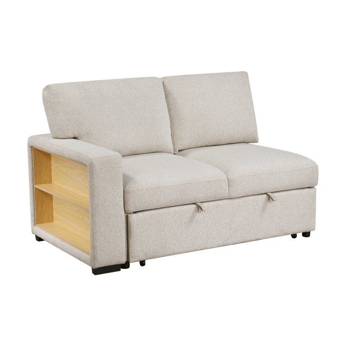9630be*42lrc sectional with right chaise, pull out bed, hidden storages and shelves, charging ports 9630be*42lrc sectional with right chaise, pull out bed, hidden storages and shelves, charging ports