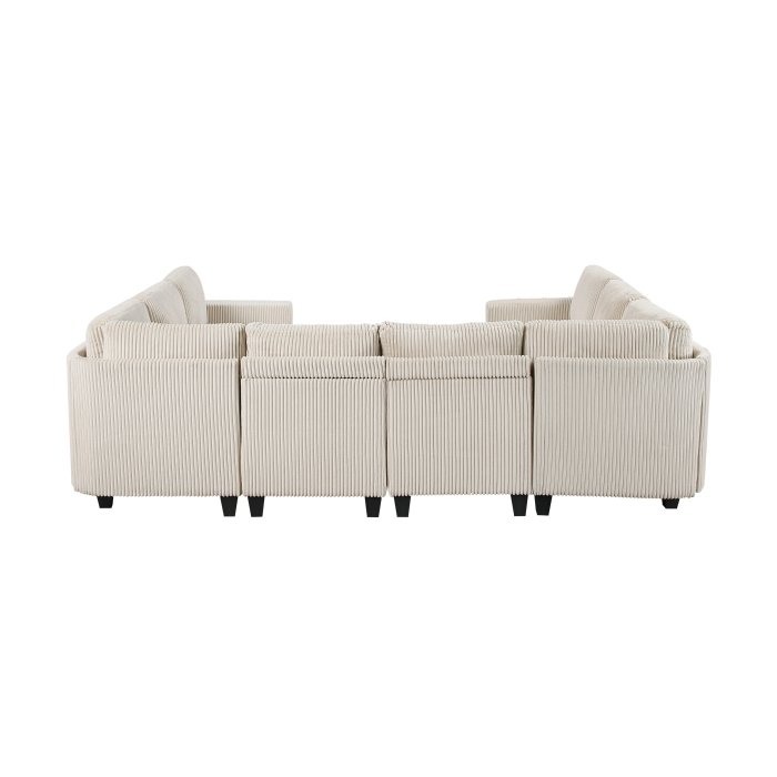 9650nbe*8sc 8 piece sectional with storage, storage pouches and charging ports 9650nbe*8sc 8 piece sectional with storage, storage pouches and charging ports