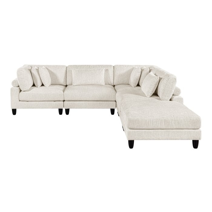 9688nbe*52cr2acot 5 piece modular sectional with ottoman 9688nbe*52cr2acot 5 piece modular sectional with ottoman