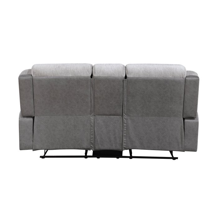 9703gy 2 double reclining love seat with center console 9703gy 2 double reclining love seat with center console