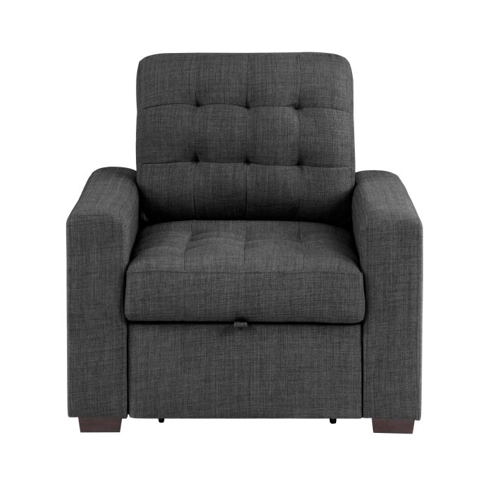 9916DG-1 Chair with Pull-out Ottoman