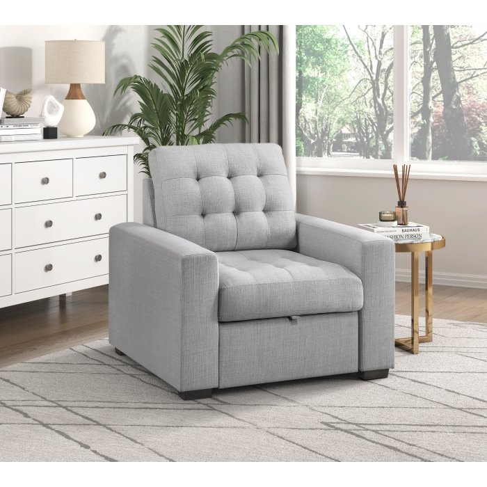 9916gy 1 chair with pull out ottoman 9916gy 1 chair with pull out ottoman