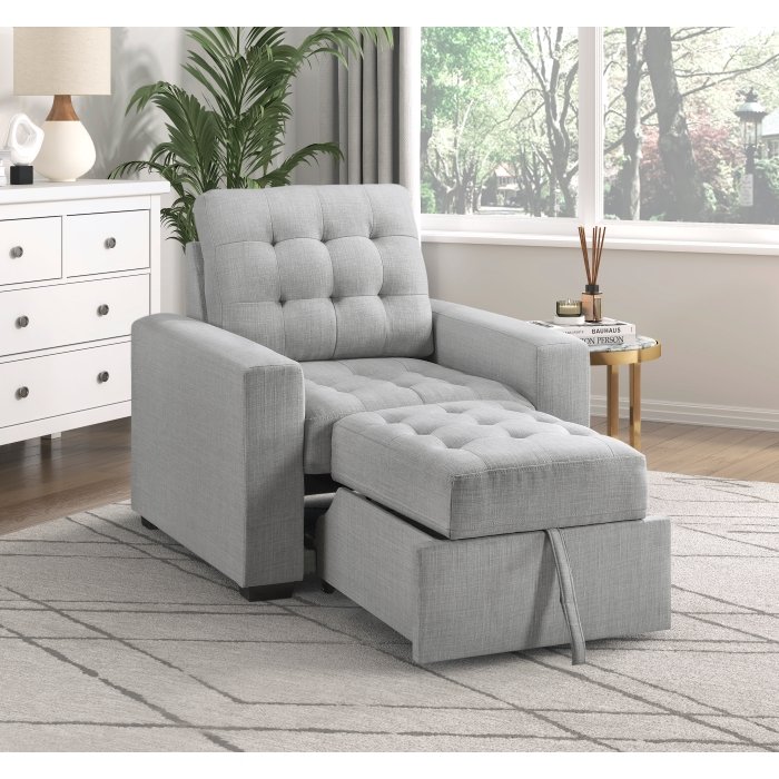 9916gy 1 chair with pull out ottoman 9916gy 1 chair with pull out ottoman