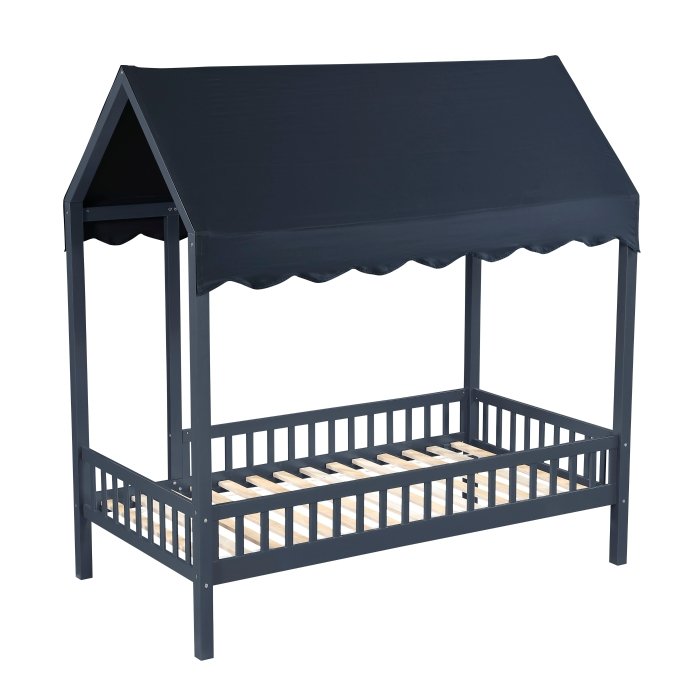 b2024bucp 1 twin canopy platform bed b2024bucp 1 twin canopy platform bed