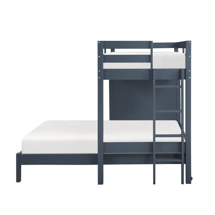b2024bultf 1* twin/full loft bunk bed with chest and hidden desk b2024bultf 1* twin/full loft bunk bed with chest and hidden desk