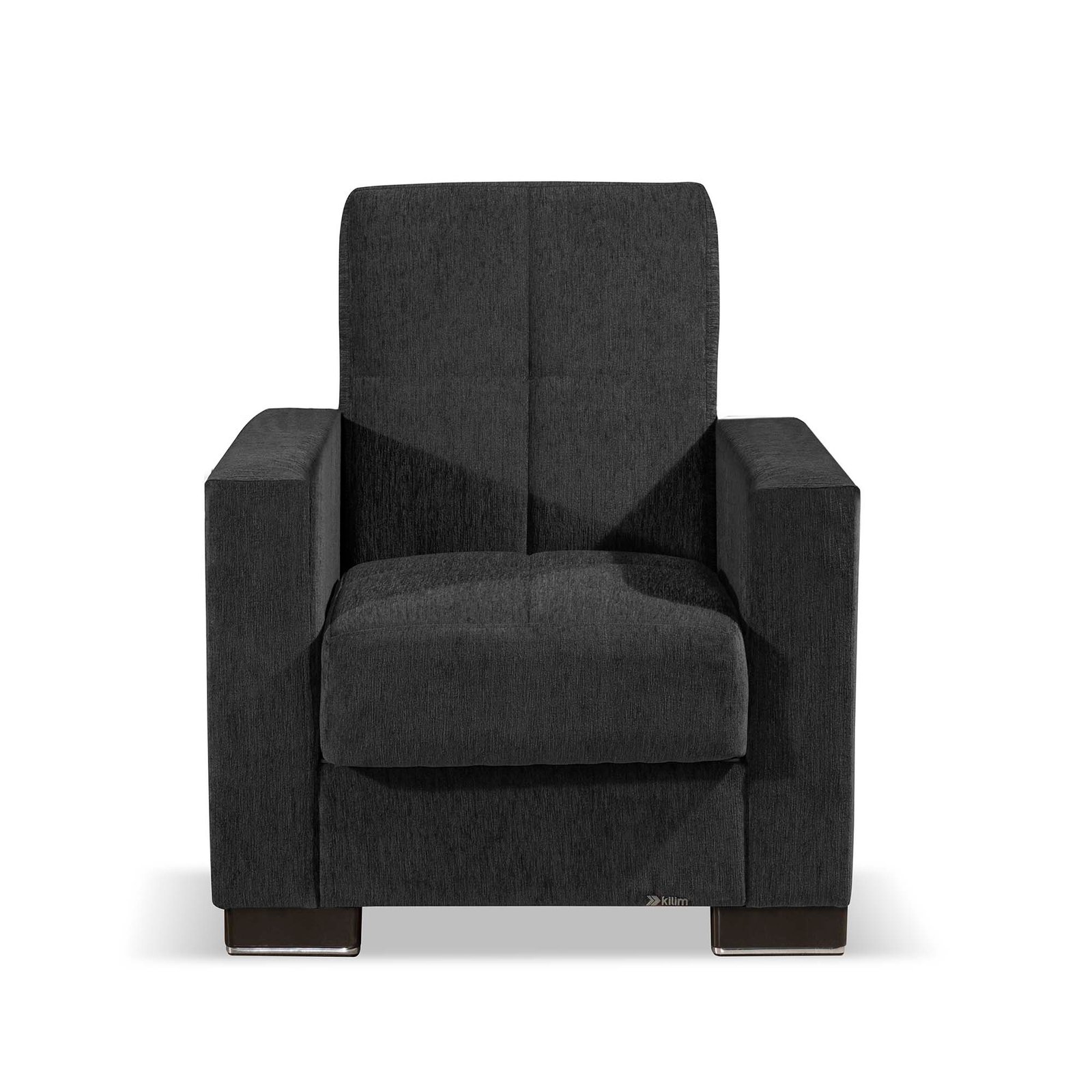 ottomanson armada collection upholstered convertible armchair with storage, grey chenille ottomanson armada collection upholstered convertible armchair with storage, grey chenille