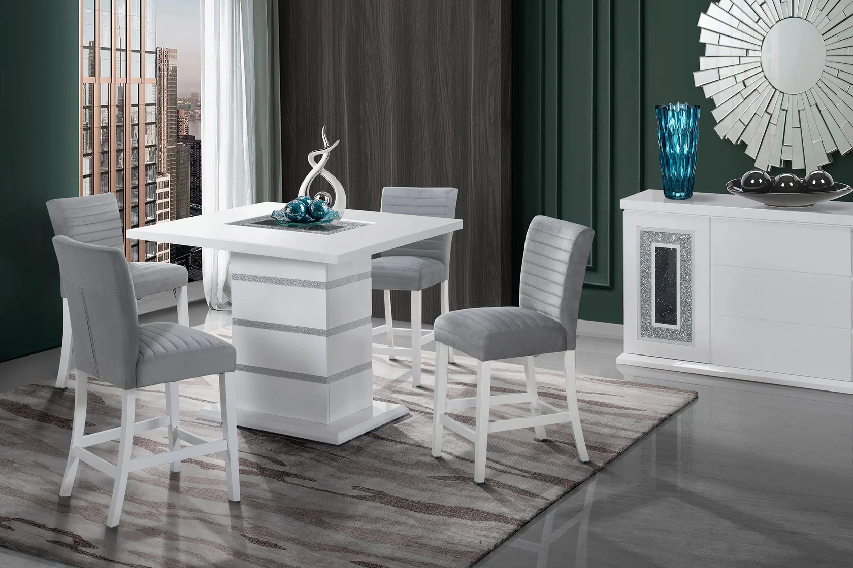 monaco white bar table monaco white bar table
