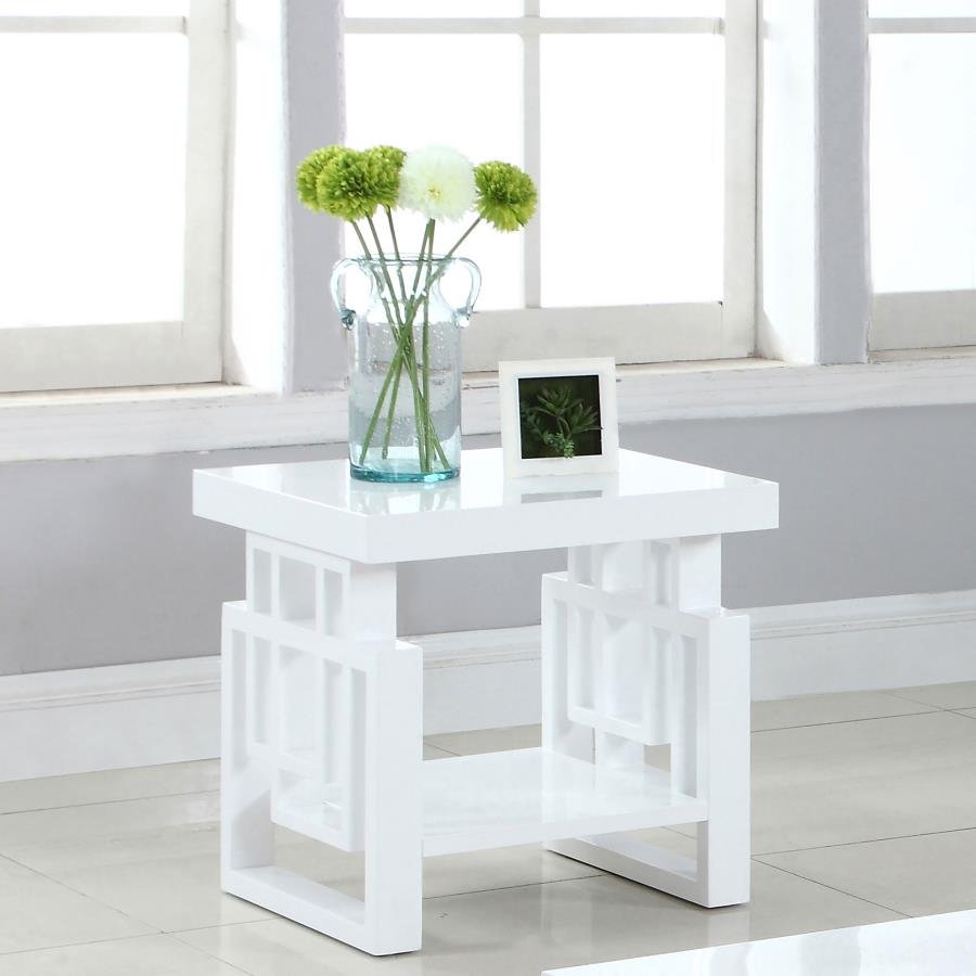 schmitt rectangular side end table white high gloss schmitt rectangular side end table white high gloss