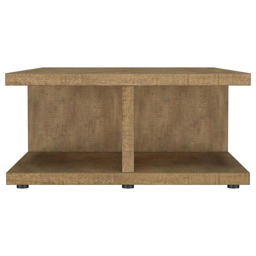 cortona square engineered wood cocktail coffee table mango cortona square engineered wood cocktail coffee table mango