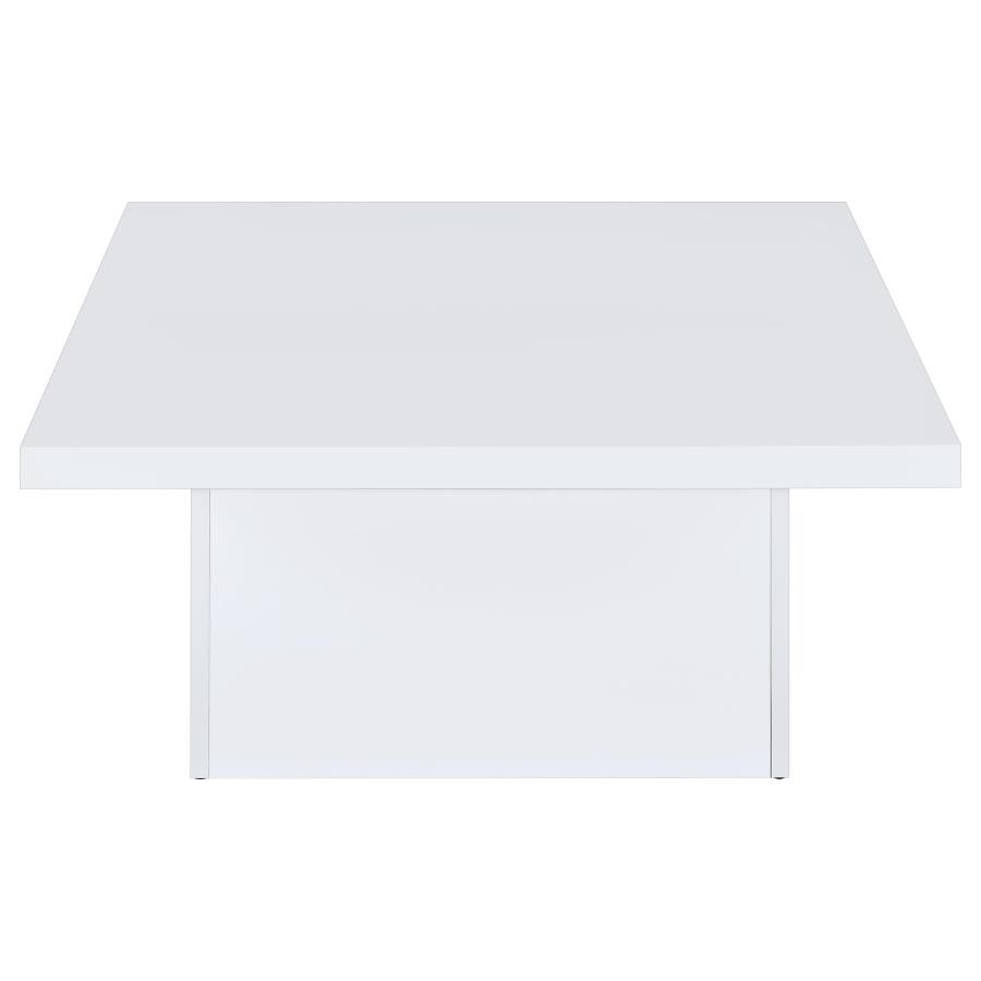 devar square engineered wood coffee table white high gloss devar square engineered wood coffee table white high gloss