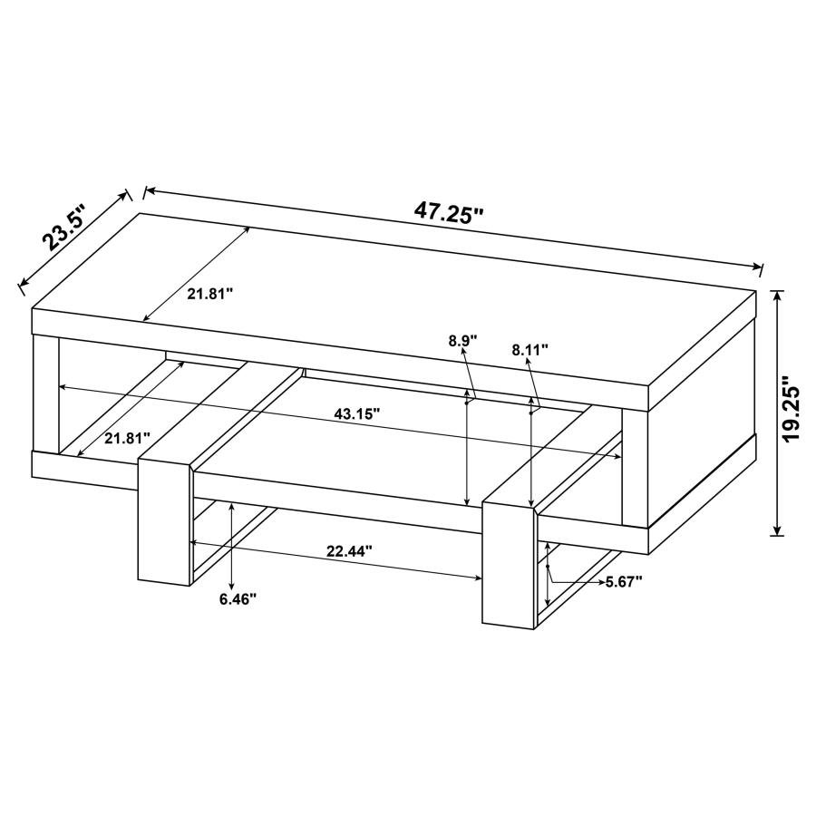 dinard engineered wood coffee table grey driftwood dinard engineered wood coffee table grey driftwood