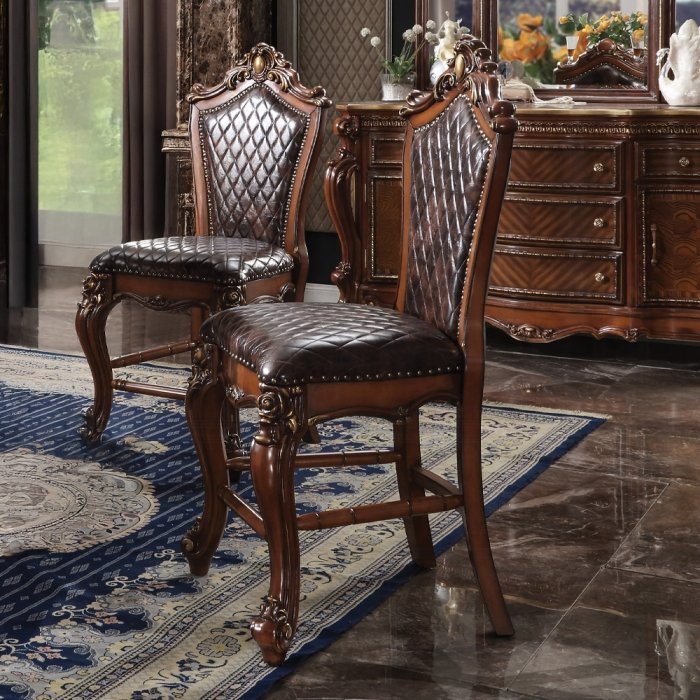 Picardy Counter Height Chair (Set-2)