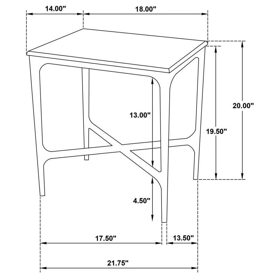 baldwin rectangular marble top side table white and gold baldwin rectangular marble top side table white and gold