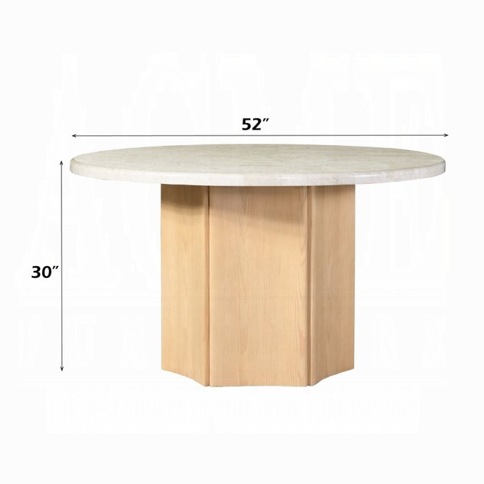 qwin round dining table w/marble top qwin round dining table w/marble top
